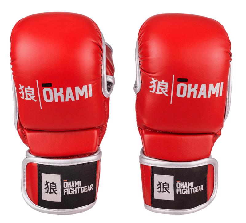 okami γαντια -red mma combat sparring