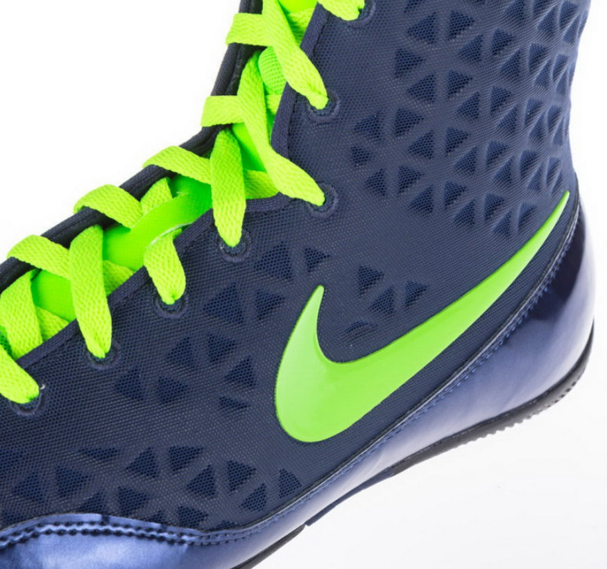 nike navy green shoes