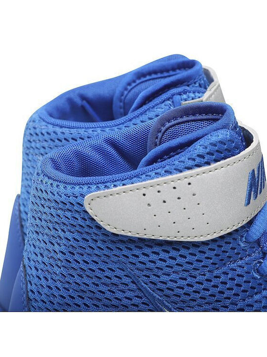 nike inflict 3 blue and white