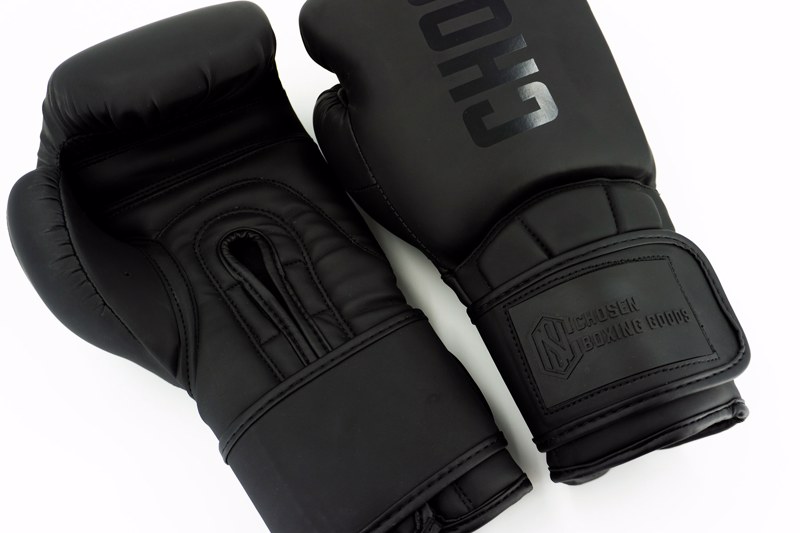 Chosen Defender Skintex Boxing Gloves-total black