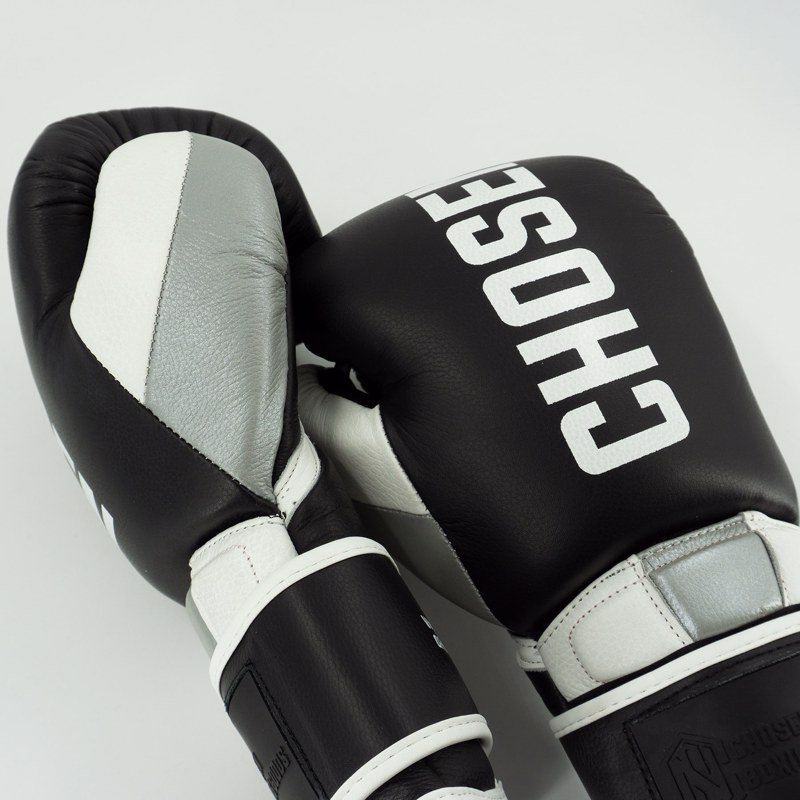 Chosen Supergel Premium Boxing Gloves-black/white