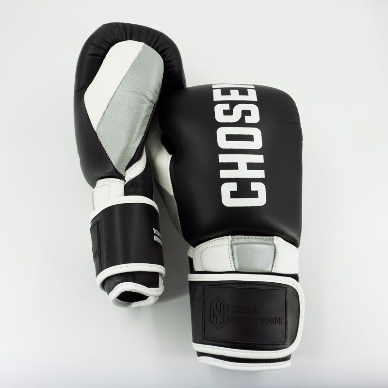 Chosen Supergel Premium Boxing Gloves-black/white