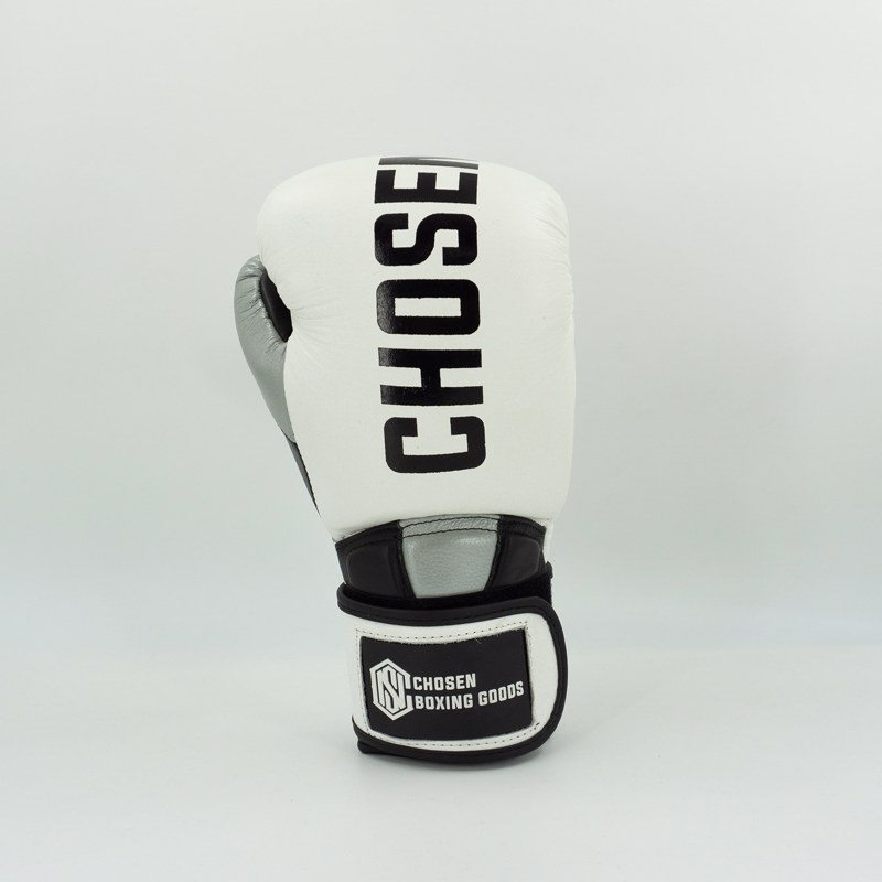 Chosen Supergel Premium Boxing Gloves-white/black