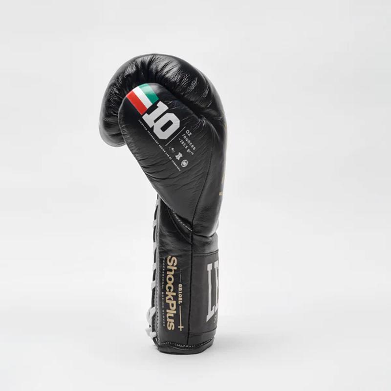 Leone Laces SHOCK PLUS BOXING GLOVES-Black