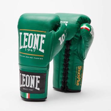 Leone Laces SHOCK PLUS BOXING GLOVES-green
