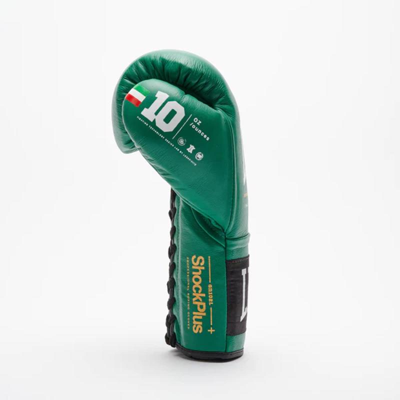 Leone Laces SHOCK PLUS BOXING GLOVES-green