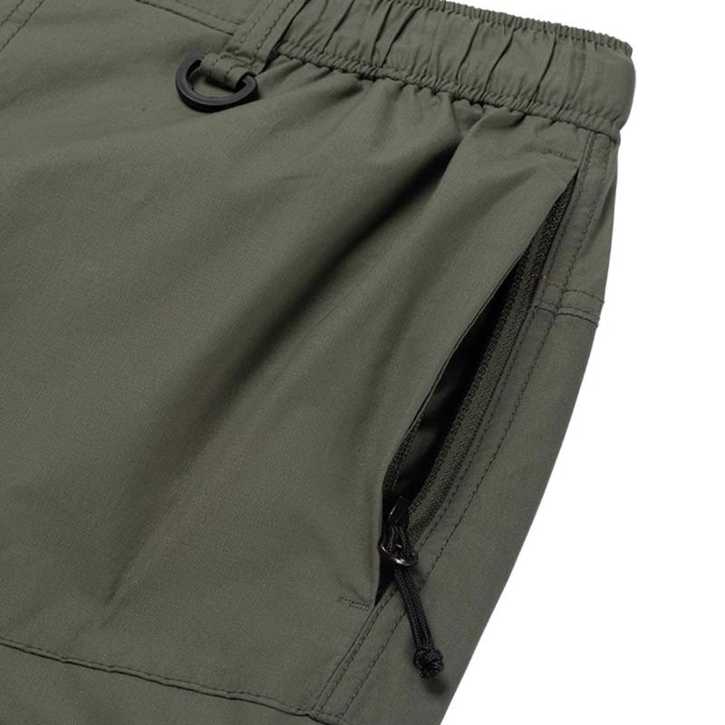 Vintage Industries trail Cargo Shorts-olive
