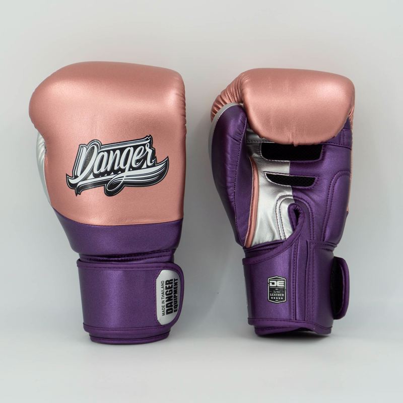 Danger evo Muay Thai Gloves-pink/purple