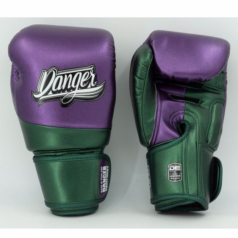 Danger evo Muay Thai Gloves-purple/green