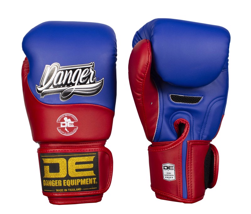 Danger Evolution Boxing Gloves-Blue/red