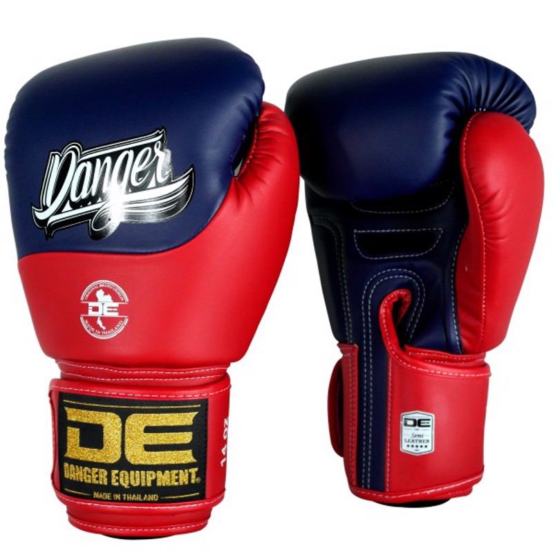 Danger Evolution Boxing Gloves-NAVY/Red