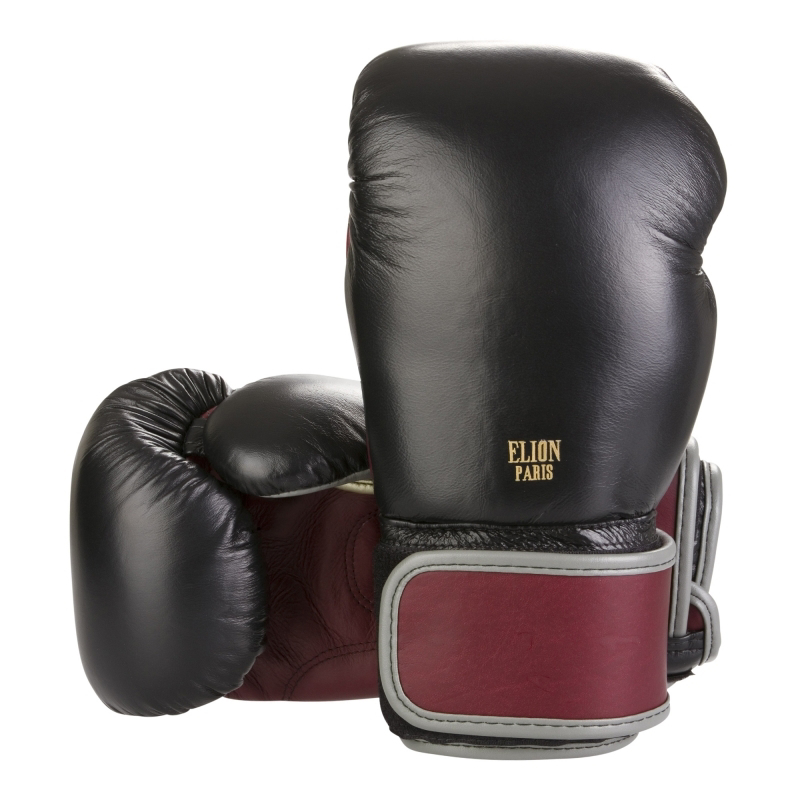 Elion Paris Premium Boxing Gloves - Black/bordeaux