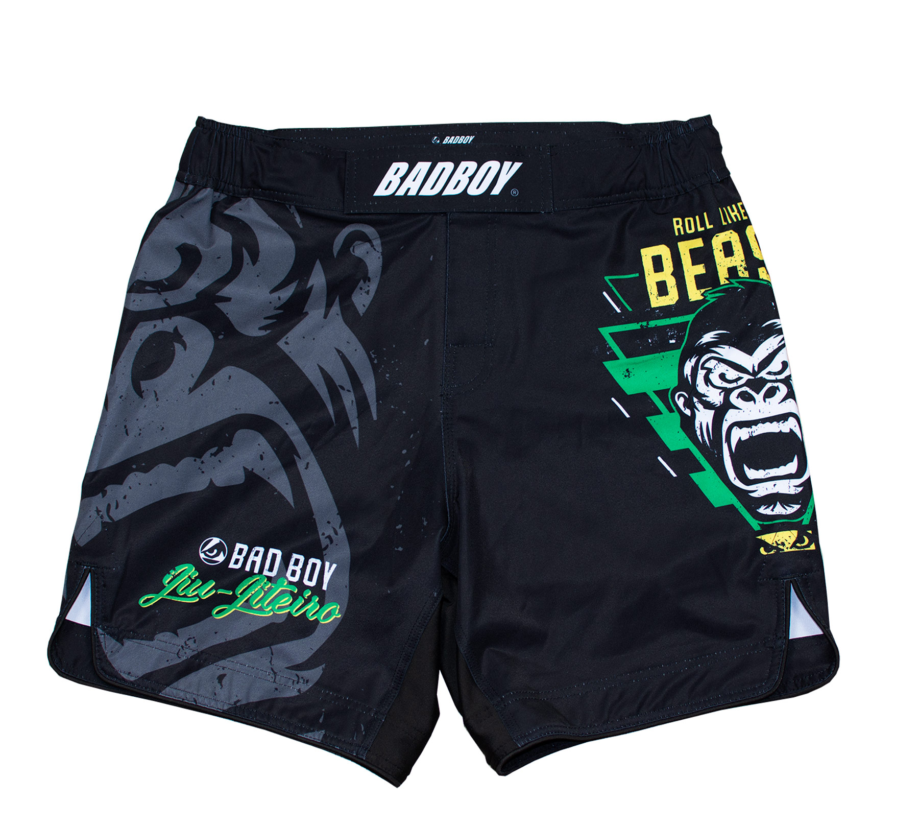 Bad Boy Unisexs Contender Boxer Shorts Black Medium