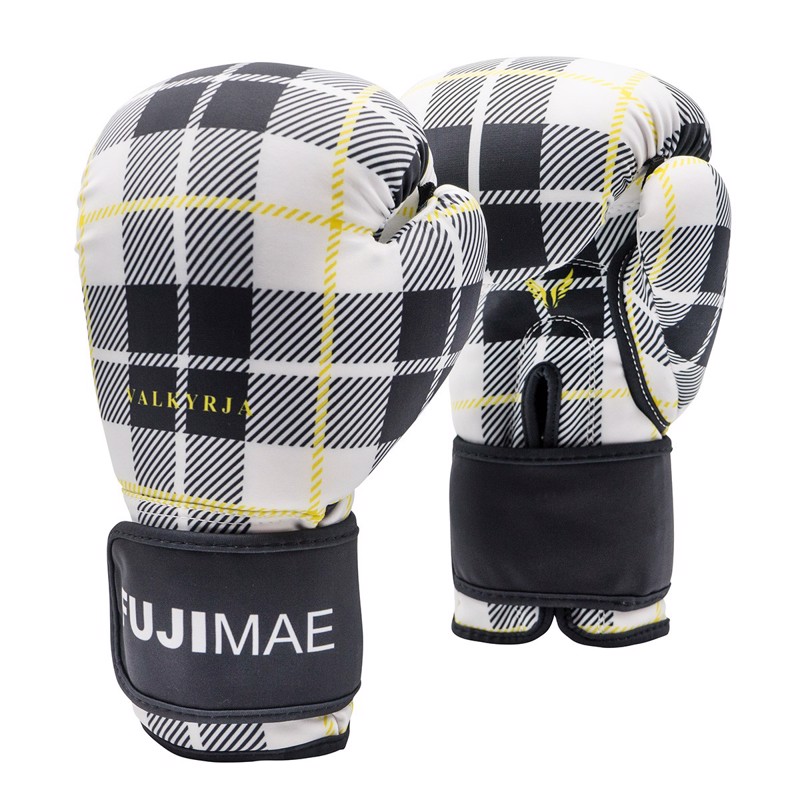 FUJIMAE Valkyrja Boxing Gloves -white/yellow