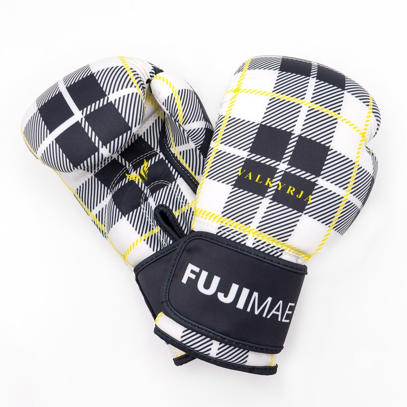 FUJIMAE Valkyrja Boxing Gloves -white/yellow