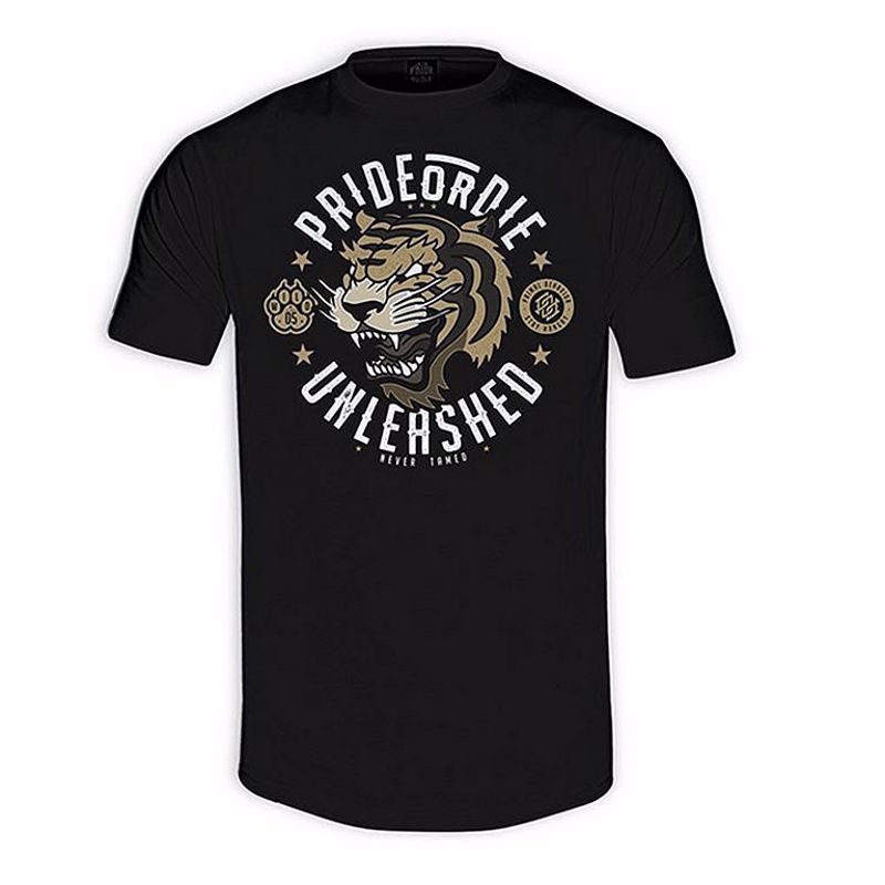 PRiDEorDiE Unleashed T-Shirt - black