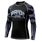 PRIDE OR DIE  brotherhood 2 L/S RASHGUARD - BLACk