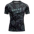 PRIDE OR DIE break the limit RASHGUARD - BLACk
