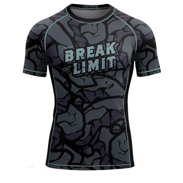 PRIDE OR DIE break the limit RASHGUARD - BLACk