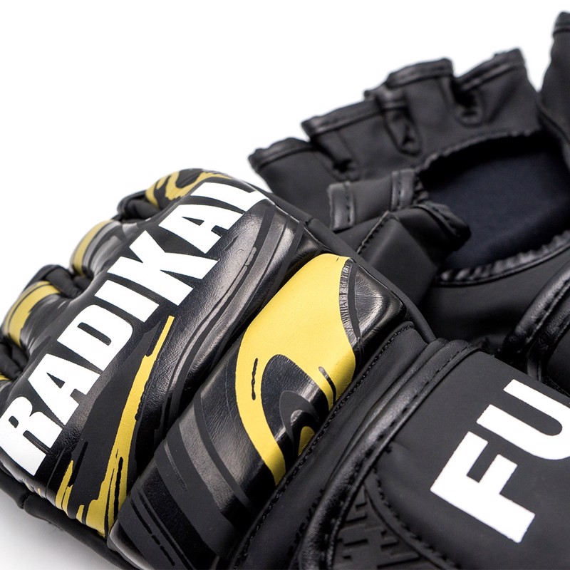 FUJIMAE Radikal 3.0 MMA Gloves - BLACK/GOLD