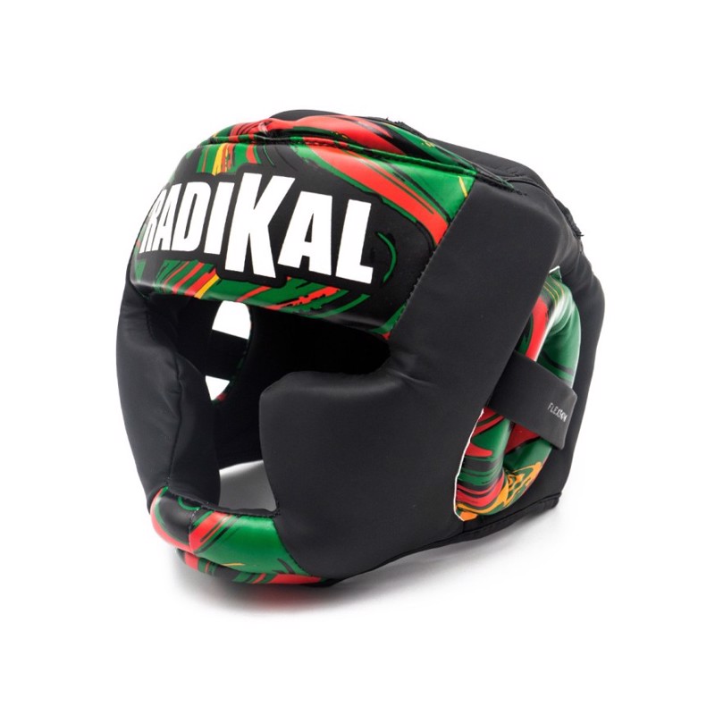 FUJIMAE Radikal 3.0 Head Guard - GREEN/red