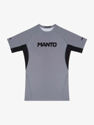 MANTO logo dual RASHGUARD-grey