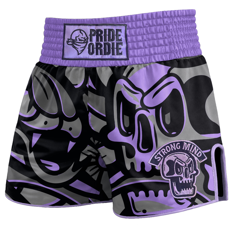 Pride Or Die cold instinct Thai shorts - grey