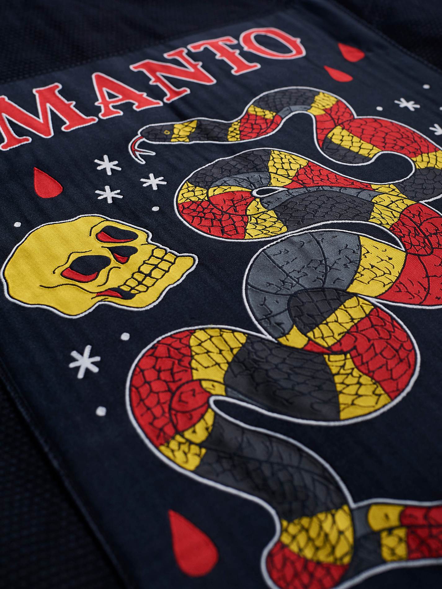 MANTO coral BJJ Gi-black - MMATeam.gr
