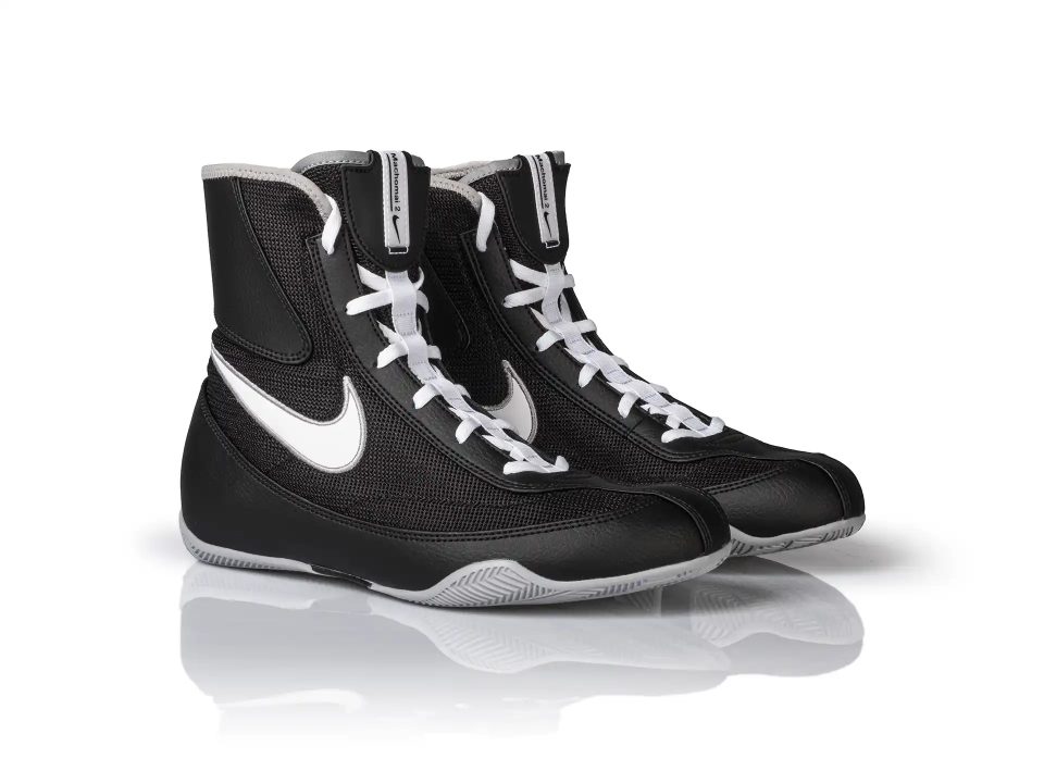 NIKE MACHOMAI 2 BOXING SHOES - BLACK/grey - MMATeam.gr