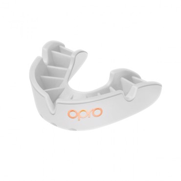Opro BRONZE series GEN5 Protective Mouthguard -white