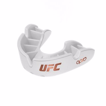 Opro UFC BRONZE series GEN5 Protective Mouthguard -white