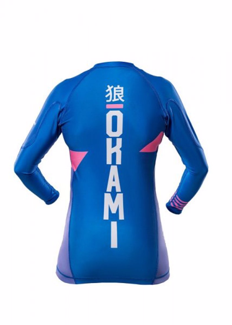 Okami Ladies Rashguard Competition Basic - blue/pink