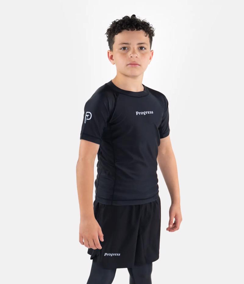 progress kids rashguard academy