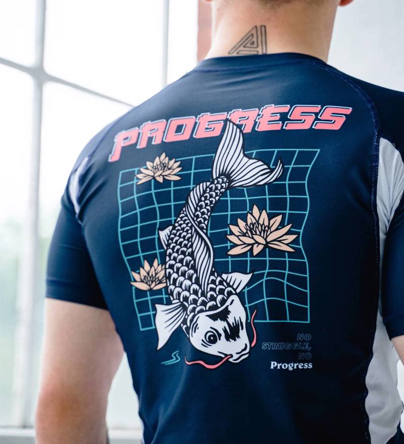 PROGRESS unknown Koi rashguard - navy