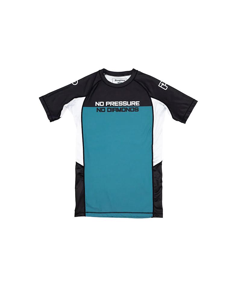 PROGRESS No pressure No diamonds rashguard