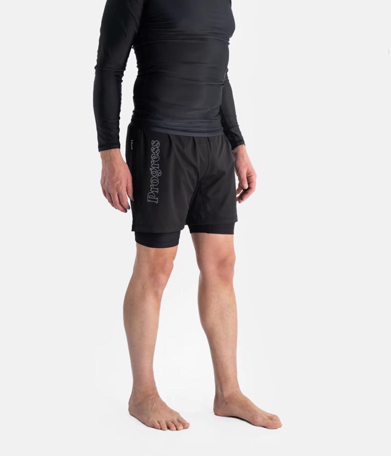 PROGRESS Flex Hybrid Shorts - Black