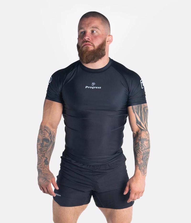 PROGRESS academy rashguard - black