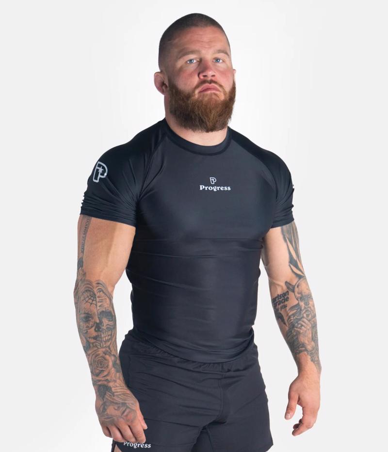 PROGRESS academy rashguard - black