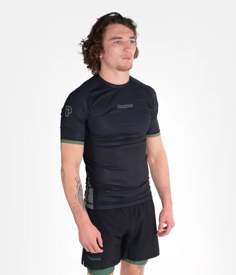 PROGRESS academy rashguard - black_2