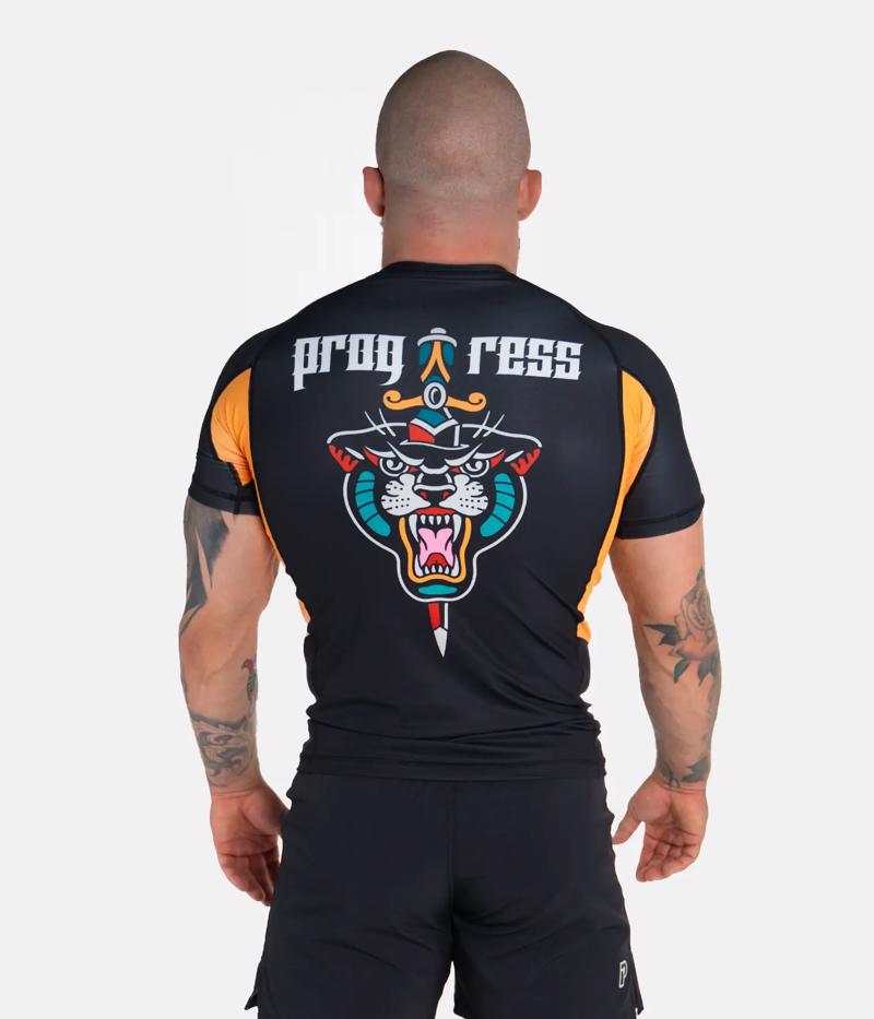 PROGRESS creonte rashguard - black
