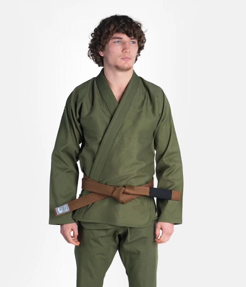 Progress Academy jiu jitsu gi - forrest green