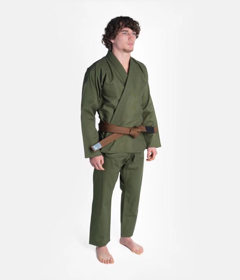 Progress Academy jiu jitsu gi - forrest green