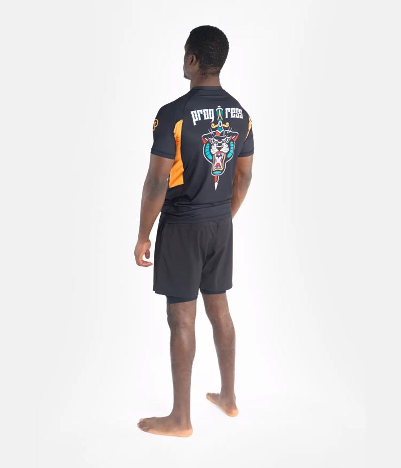 PROGRESS creonte rashguard - black
