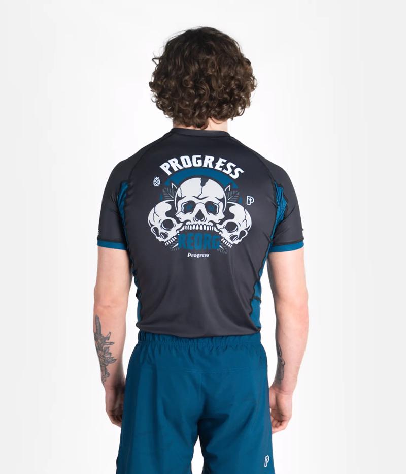 PROGRESS reorg rashguard - black
