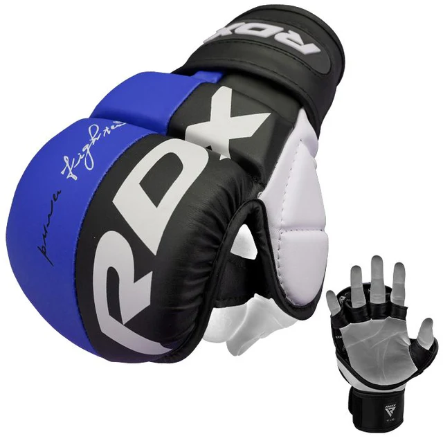 RDX T6 MMA Sparring Gloves blue MMATeam.gr