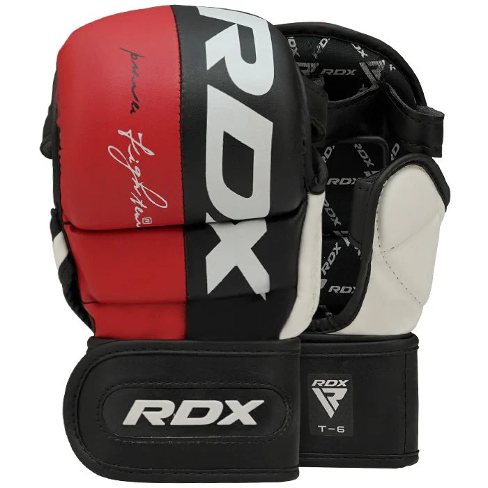 RDX T6 MMA Sparring Gloves red MMATeam.gr