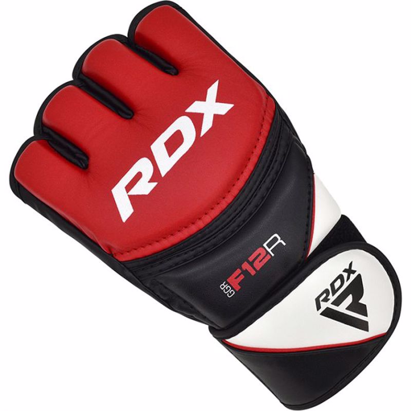 RDX MMA GRAPPLING GLOVES - RED