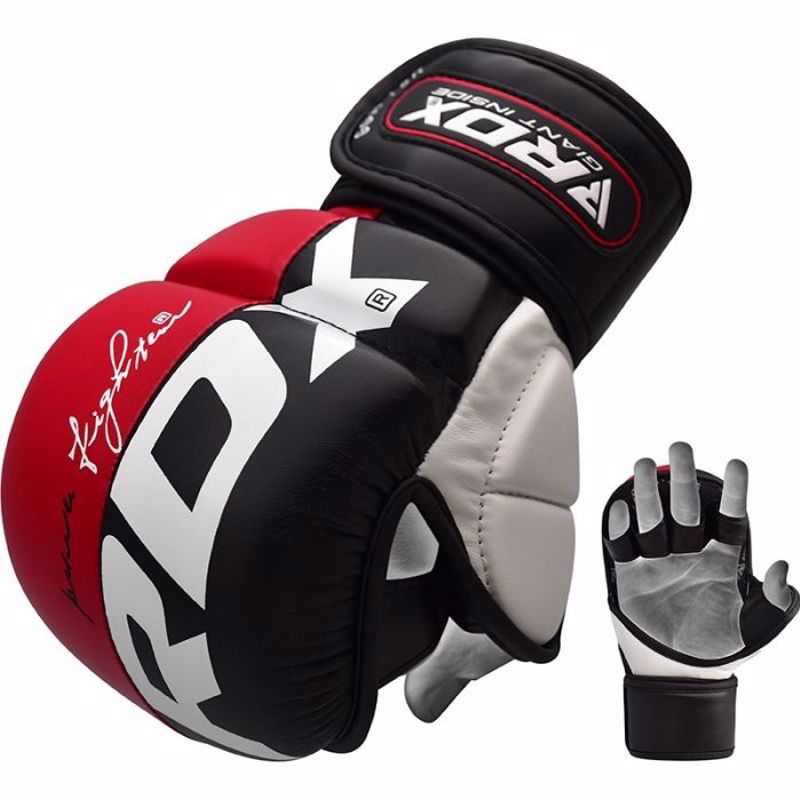  RDX T6 MMA Sparring Gloves - RED