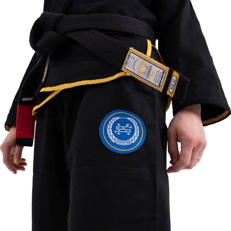 Scramble Standard Issue V3 BJJ Gi Noir - Kimono Jiu-Jitsu Brésilien Léger Et Résistant 450 G/m²