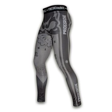PRIDEORDIE ruthless grappling spats-BLACK